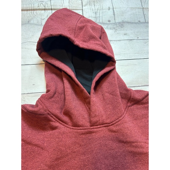 Under Armour Hoodie Red Cold Gear Threadborne Fitted Men's Size Large - Picture 4 of 10